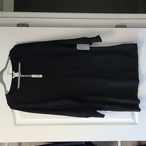 Black sweater dress - Large